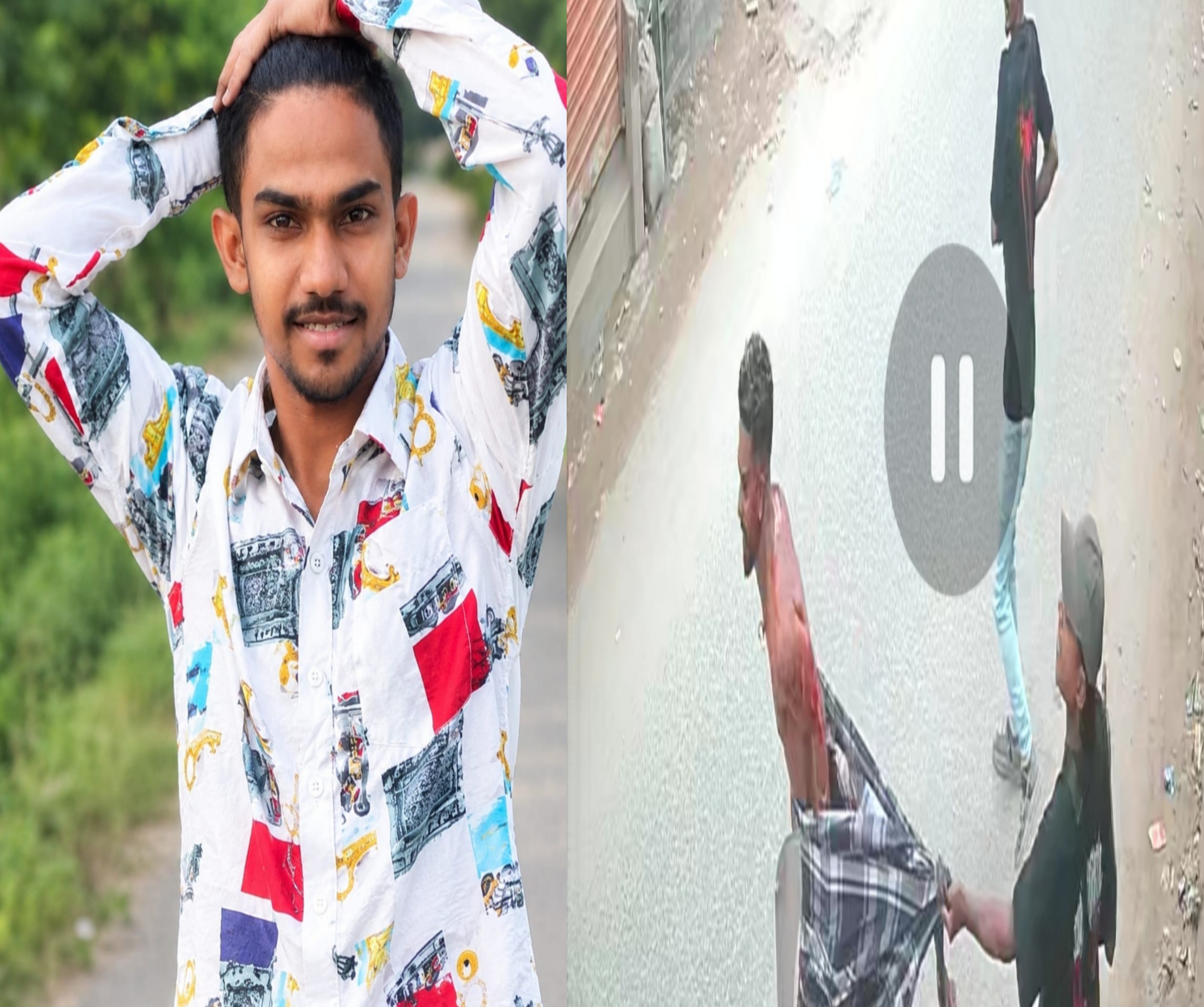কেরানীগঞ্জে সেলুনে ঢুকে ফরহাদকে গুলি ও কুপিয়ে হত্যা।